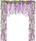 Wisteria Artificial Flowers Garland, 7.2Ft/Piece Wisteria Hanging Flowers Garland for Wedding Arch Decoration Outdoor Ceremony Home Backdrop Garden